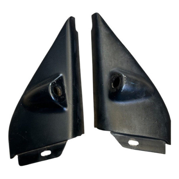 Par Moldura  Interno Retrovisor Gol G2 G3 G4 4 Portas Preto