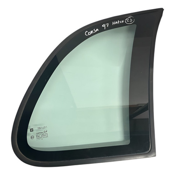 Vídro Fixo Lateral Direita Corsa 97 Verde