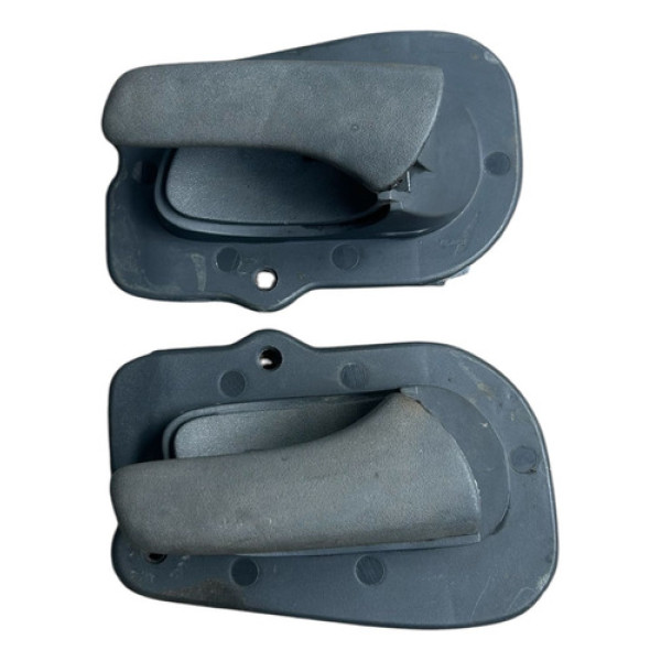 Par De Maçaneta Interna Corsa 98 2002 / 90388605 Cinza Claro