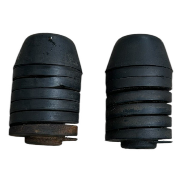 Par Borracha Batente Capô Gol Parati Saveiro Bolinha