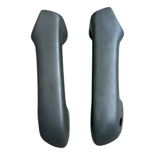 Par Puxador Da Porta Traseira Santana 92 A 98 Cinza