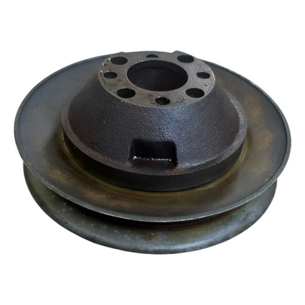 Polia Virabrequim Do Ar E Direção Do Santana 89 Gls Completa